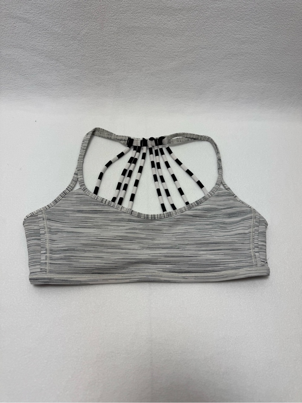 Lululemon Free To Be Wild FTBW Sports Bra Space Dye Striped 8